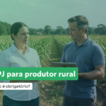 Produtor rural e contador do agro na lavoura.